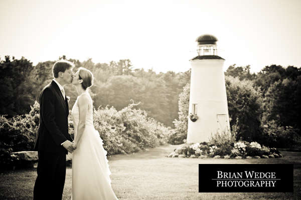 Nonantum Wedding Couple Photo