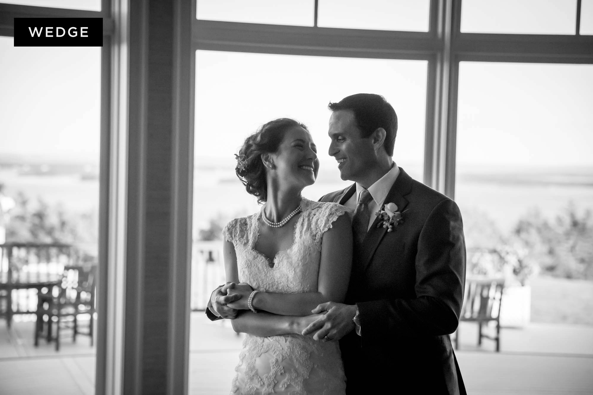 A wedding ceremony & reception at Point Lookout Resort in Lincolnville, Maine. Photographs by The award winning photographers at Boathouse Studios.