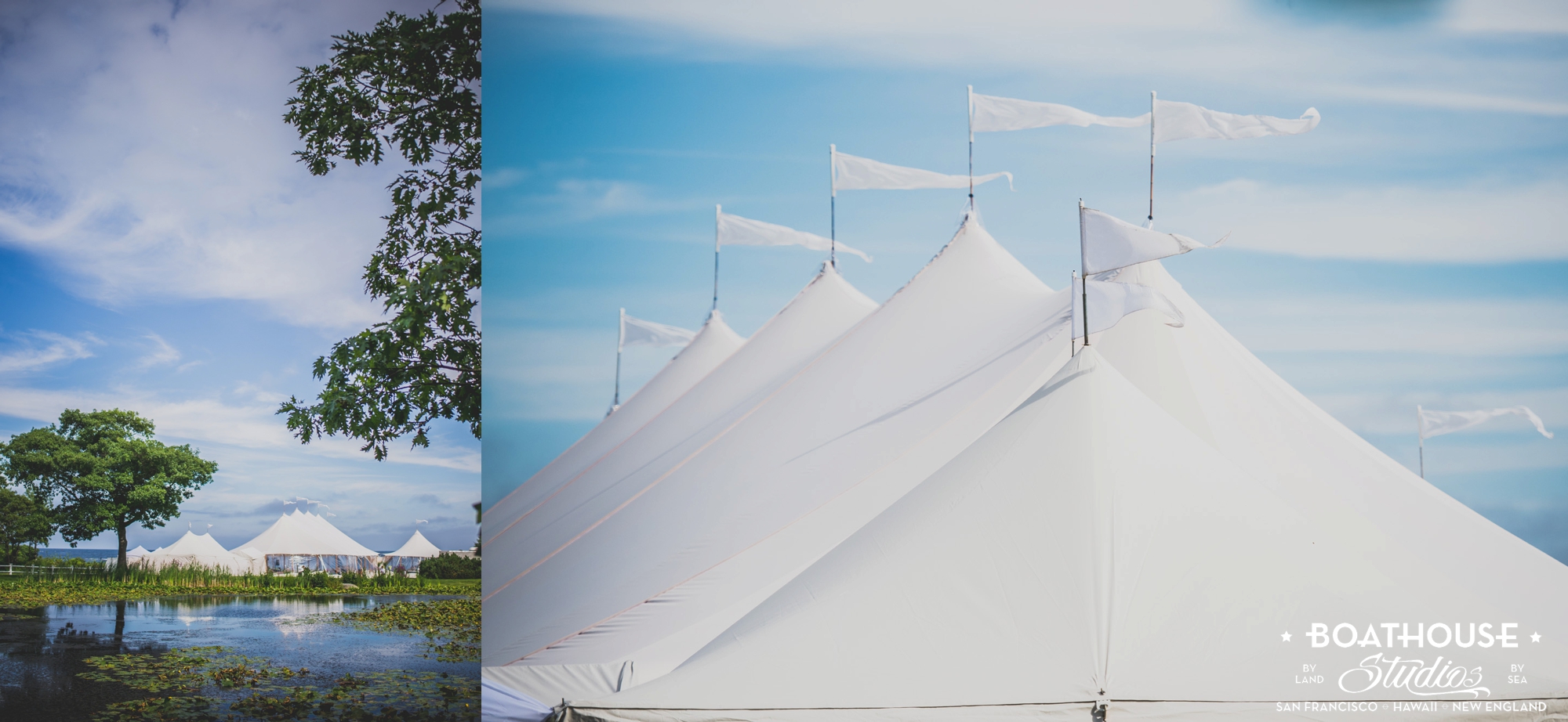 Unbelievable Tented Reception by the ocean in Kennebunkport, Maine.